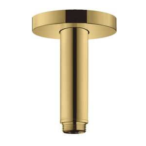 купить Тримач верхнього душу стельовий Hansgrohe S 100 мм, поліроване золото Optic (27393990) недорого