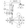 душевая система с термостатом Grohe 27472000 Rainshower Veris 300