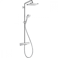 Душова система Hansgrohe Croma E Showerpipe 280 1jet EcoSmart з термостатом, хром (27660000)
