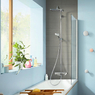 Душова система Hansgrohe E Showerpipe 280 1jet з термостатом для ванни, хром (27687000)