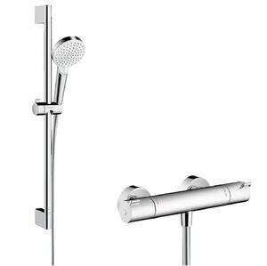 купить Душовий набір Hansgrohe Crometta Vario 0,65 та термостат Ecostat 1001CL, хром (27812400) недорого