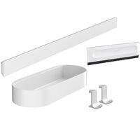Комплект аксесуарів Hansgrohe WallStoris 4в1, Matt White (27967700)