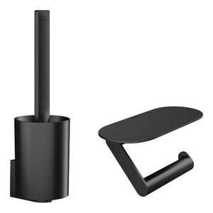 купить Комплект аксесуарів Hansgrohe WallStoris 2в1, Matt Black (27969670) недорого
