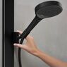 Душова система Hansgrohe RainfinityShowerpipe250 1jet EcoSmart, термостат ShowerTablet 350, Matt Black (28742670)