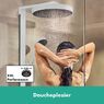 Душова система Hansgrohe Rainfinity Showerpipe 250 1jet EcoSmart + термостат ShowerTablet 350, Matt White (28742700)