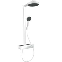Душова система Hansgrohe Rainfinity Showerpipe 250 1jet EcoSmart + термостат ShowerTablet 350, Matt White (28742700)