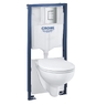 Комплект інсталяційної системи з підвісним унітазом Grohe Bau Ceramic (39586000)