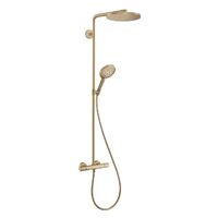 Душова система Hansgrohe Raindance S 240 EcoSmart PowderRain 2jet з термостатом, Brushed Bronze (28823140)