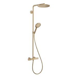 купить Душова система Hansgrohe Raindance S 240 EcoSmart PowderRain 2jet з термостатом, Brushed Bronze (28823140) недорого