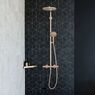 Душова система Hansgrohe Raindance S 240 EcoSmart PowderRain 2jet з термостатом, Brushed Bronze (28823140)