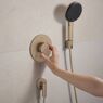 Шлангове підключення Hansgrohe FixFit Fine S, Brushed Bronze (28882140)