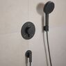 Шлангове підключення Hansgrohe FixFit Fine S, Brushed Black Chrome (28882340)