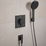 Шлангове підключення Hansgrohe FixFit Fine E, Brushed Black Chrome (28883340)