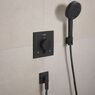 Шлангове підключення Hansgrohe FixFit Fine E, Matt Black (28883670)