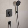 Тримач для душу Hansgrohe Porter Fine, Brushed Black Chrome (28885340)