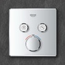 Термостат для душа прихованого монтажу Grohe Grohtherm SmartControl, зовнішня частина, хром (29124000)