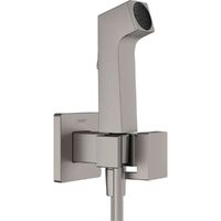 Комплект гігієнічного душу Hansgrohe E EcoSmart+ на холодну воду, Brushed Black Chrome (29231340)