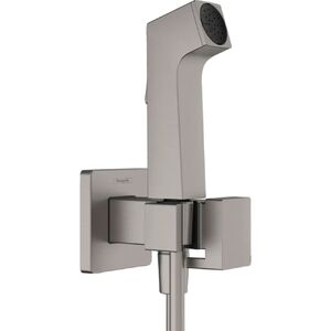 купить Комплект гігієнічного душу Hansgrohe E EcoSmart+ на холодну воду, Brushed Black Chrome (29231340) недорого
