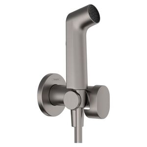 купить Комплект гігієнічного душу Hansgrohe S EcoSmart+ на змішану воду, Brushed Black Chrome (29232340) недорого