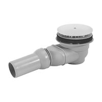 Випуск для душового піддону Duravit, горизонтальний стік, хром (790263000001000)