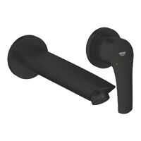 Змішувач для умивальника Grohe Eurosmart New M-Size, на стіну, чорний матовий (293382433)