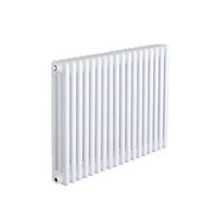 Радіатор трубчатий Zehnder Charleston 3060-22 H=600 мм; L=1012 мм (1038мм); T=100 мм + (35мм) (5510)1340 Вт, Traffic White (3060-22 RAL 9016 5510)