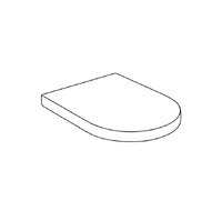 Кришка для унітазу Quarter Bath SCD Duroplast Soft Close, білий  (30SCD.01.02.03.02.02)