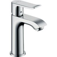 Змішувач для умивальника Hansgrohe Metris 100 без донного клапана, хром (31186000)
