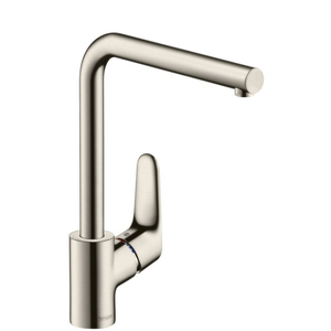 купить Hansgrohe 31817800 FOCUS Смеситель для кухни однорычажный с поворотным изливом под сталь недорого