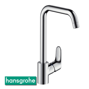 купить Hansgrohe 31820000 Focus E2 Смеситель для кухни поворотный излив хром 31820 недорого