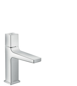 купить Hansgrohe Metropol 32571000 кран нажимной Смеситель для раковины 110 с рукояткой Select со сливным клапаном Push-Open недорого