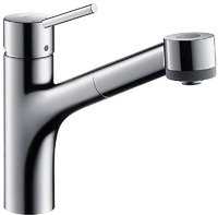 Hansgrohe 32841000 Talis Смеситель для кухни однорычажный с выдвижным душем 1/2 хром