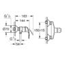 GROHE 33555002 сместитель в душ Грое