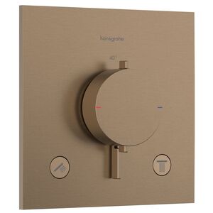 купить Термостат прихованого монтажу Hansgrohe Ecostat Comfort E на 2 функції, Brushed Bronze (33711140) недорого