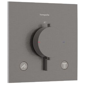 купить Термостат прихованого монтажу Hansgrohe Ecostat Comfort E на 2 функції, Brushed Black Chrome (33711340) недорого