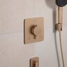Термостат Hansgrohe Ecostat Comfort Q прихованого монтажу, на 2 функції, Brushed Bronze (33713140)