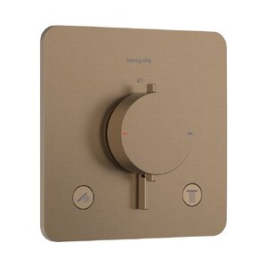 купить Термостат Hansgrohe Ecostat Comfort Q прихованого монтажу, на 2 функції, Brushed Bronze (33713140) недорого