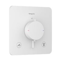 Термостат Hansgrohe Ecostat Comfort Q прихованого монтажу, на 2 функції, Matt White (33713700)