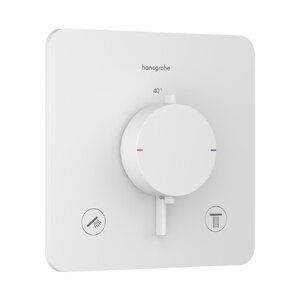 купить Термостат Hansgrohe Ecostat Comfort Q прихованого монтажу, на 2 функції, Matt White (33713700) недорого