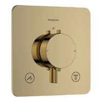 Термостат Hansgrohe Ecostat Comfort Q прихованого монтажу, на 2 функції, Polished Gold Optic (33713990)