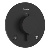 Термостат для душу Hansgrohe Ecostat Comfort S на 2 функції, прихованого монтажу, Matt Black (33715670)