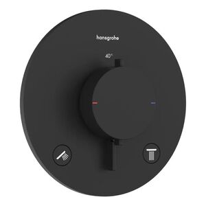 купить Термостат для душу Hansgrohe Ecostat Comfort S на 2 функції, прихованого монтажу, Matt Black (33715670) недорого