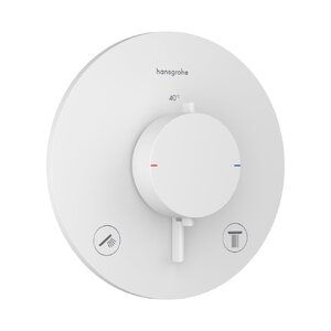 купить Термостат Hansgrohe Ecostat Comfort S прихованого монтажу, на 2 функції, Matt White (33715700) недорого