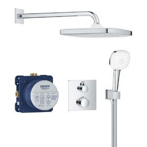 купить Душова система прихованого монтажу Grohe Grohtherm Cube, хром (34871000) недорого