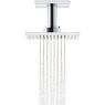 Верхній душ AXOR Showersolutions 240х240 2jet держатель зі стелі, хром (35312000)