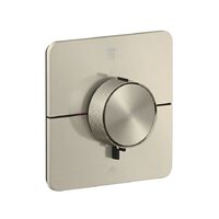 Термостат прихованого монтажу Axor ShowerSelect ID Softsquare на 2 функції, Brushed Nickel (36754820)