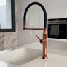 Змішувач для кухні Ramon Soler KITCHEN з гнучким висувним шлангом, мідь (386801MACU38E304205)