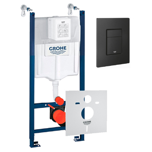 купить Система інсталяції для унітазу Grohe Rapid SL 3в1 + Клавіша змиву Grohe Skate Cosmopolitan (3884000G/38732KF0) недорого