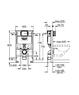 Grohe рама для унитаза низкая 38948000 Инсталяция 82 см Rapid SL 38948 с креплением
