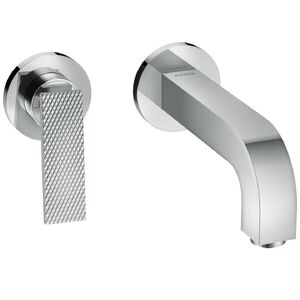 купить Змішувач для умивальника AXOR Citterio 220 Lever rhombic cut зі стіни, Chrome (39181000) недорого
